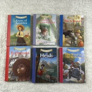 Classic Starts book lot 6 - Anne of Green Gables, Black Beauty, Pollyanna Heidi